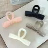Presilha de Cabelo com Laço e Estampa de Bolinhas Nova Moda Transfronteiriça Quadrada Doce Versátil Presilha Tubarão para Passeio Acessório de Cabelo