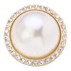 Abrigo de perla de diamante de alta gama con hebilla y botón de metal en forma de corazón, estilo Chanel, rompevientos, ropa de pijama, botones decorativos