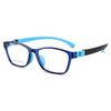 Armação de Óculos para Miopia Infantil Ultra Leve de Silicone Macio Duas Cores Pode Ser Equipada com Lentes Planas da Moda e Armações Confortáveis