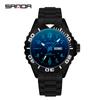 Sanda Nuevo 1053 reloj de cuarzo para estudiante de secundaria masculino y femenino, genial, resistente al agua, moda, personalizado, creativo, fábrica, una pieza al por mayor