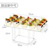 Suporte de Bolo Acrílico Transparente para Banquete de Casamento, Suporte de Exibição Simples para Pratos Frios, Doces e Sobremesas, Conjunto de Exibição para Pausa para o Chá