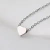 Collar Sencillo de Corazón de Melocotón, Collar Largo para Mujer, Estilo de Nicho, Versátil, Venta Directa de Fábrica, Venta al por Mayor de Joyería