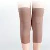 Joelheiras com Forro Térmico para Outono e Inverno, Unissex, Mangas Aquecedoras para Articulação do Joelho, Patches Quentes e Antiderrapantes para Idosos com Pernas Frias