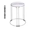 Banqueta doméstica, banqueta redonda para sala de estar, mesa de jantar e cadeiras modernas e simples, empilhável, banqueta sobressalente de mesa de jantar espessada, banqueta de maquiagem nórdica