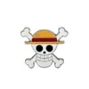 Broche de One Piece ao Redor de Luffy Broche do Grupo Piratas do Chapéu de Palha Crânio de Sauron Metal Cartoon Pin Badge