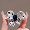 Broche com Acabamento de Luxo, Estilo Nicho e Simples, Alfinete de Roupa, Acessório de Pérola para Terno, Broche