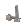 Acero Inoxidable 304 Brida Hexagonal Superficie con Dientes Serie Ampliada Perno de Brida de Cabeza Hexagonal M5-M12