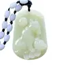 Colgante Zodíaco de Jade Afgano Collar de Jade para Hombre y Mujer Colgante de Jade para Pareja Colgante Zodíaco de Este Año