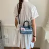 Bolso Cilíndrico de Lunares Dulces para Mujer, Bolso de Mano Pequeño, Nueva Moda de Verano, Versátil para el Viaje Diario, Bolso Cruzado