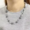 Un collar de perlas de estilo tahidi ni ni multi-uso, cadena de suéter con cuentas para mujer, cadena de suéter de cuentas para mujer, exquisita cadena de suéter de cuentas ligera de lujo versátil
