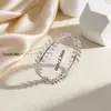 Pulseira Aberta Personalidade Vintage Folha Braço Aberto Coroa de Folhas Moda Tendência Estilo Minimalista Joia