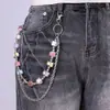 Cadena de Cintura M&M Colorida Estilo Hip-Hop Europeo y Americano, Cadena Versátil para Jeans Unisex, Cadena de Pantalones de Calle de Moda
