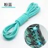 Cadarços Redondos Elásticos Sem Cadarço com Fivela Elástica para Adultos e Crianças, Pretos, Brancos e Coloridos Venda por Atacado, Cadarços Sem Cadarço 1
