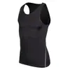 Camiseta sin mangas ajustada de estilo americano casual para hombre, comercio exterior transfronterizo de Amazon, para fitness, deportes, capa base, running y entrenamiento, sin mangas