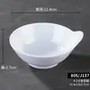 Bol Pequeño Blanco de Melamina para Sopa Restaurante Comercial Olla Caliente Porcelana de Imitación Plástico Vajilla Bol para Salsa Bol de Arroz Al Por Mayor