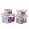 Caja para Conservar Alimentos de Plástico Rectangular Redonda Sellada Juego de Cajas de Almacenamiento para Refrigerador Caja para Congelador Caja de Almuerzo para Microondas