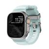 La Correa de Silicona Wild Trail es Adecuada para Apple 10 S11 Generación iWatch Ultra Hebilla de Metal de Aleación de Titanio Pulsera Deportiva