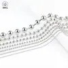 Ventas Directas de Fábrica de Cadenas de Bolas de Acero Inoxidable 304, 316, Cadenas de Perlas para Cortinas, Cadenas de Perlas Onduladas para Joyería DIY