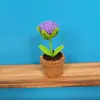 Mini Plantas en Maceta Tejidas a Mano - Venta al por Mayor Directamente de Fábrica y Dropshipping - Decoración de Interiores de Coche y Regalo