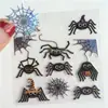 Halloween PVC láser Pegatinas de araña festival de fantasmas calavera personas pegatinas decorativas creativas niños festival de fantasmas pegatinas divertidas