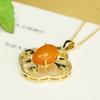Colgante de Ámbar Natural Aiyu Collar de Pétalos de Cera de Abeja Vieja Joyería Fábrica Venta al por Mayor Dropshipping S4022805