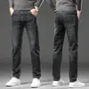Jeans de Invierno para Hombre Forrados de Felpa Espesados 2024 Nuevos Sueltos Rectos Elásticos Cálidos Pantalones de Hombre Pantalones de Otoño e Invierno