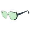 Gafas de Sol Simples con Estilo Nuevo Transfronterizas Estilo Europeo y Americano Gafas de Sol de Moda Montura Grande Unida Gafas para Montar al Aire Libre