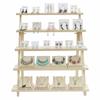 Soporte de Papel para Tarjetas de Aretes de Madera Maciza Soporte para Puesto de Joyería en Vivo Soporte para Almacenamiento de Aretes Soporte para Joyería Soporte de Exhibición de Muñecas de Mano