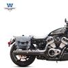 Muscle car Wolf para Harley night Walker 975 alforja alforja retro caja lateral modificación bolsa para casco con portaequipajes de liberación rápida