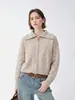 Nueva Colección Otoño/Invierno 2026: Suéter Casual de Punto con Cremallera Doble, Mezcla de Colores, para Mujeres Petite