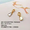 Espuma de Agua Jade Plata S925 Chapado en Oro Espaciador Cuentas Accesorios Pulsera Collar DIY Accesorios Semi-Terminados Accesorios
