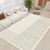 Alfombra para sala de estar, sofá, mesa de centro, alfombra de sala de estar estilo minimalista moderno, tapete para piso de dormitorio, cobertura completa de área grande