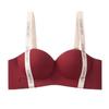 Ropa Interior Maillard para Mujer Sin Costuras Push-Up Soporte Suave Levantamiento Anti-Caída Esponja de Alta Calidad Media Copa Sujetador de Shantou