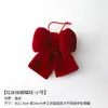 Shangjin [Novo Estilo de Natal] Laço Vinho Tridimensional Decorativo de Veludo Pingente Arranjo de Atmosfera Natalina