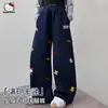Calça Casual Curva para Meninas Primavera 2026 Novo Estilo, Calça de Moletom Solta e Confortável na Moda para Crianças Maiores