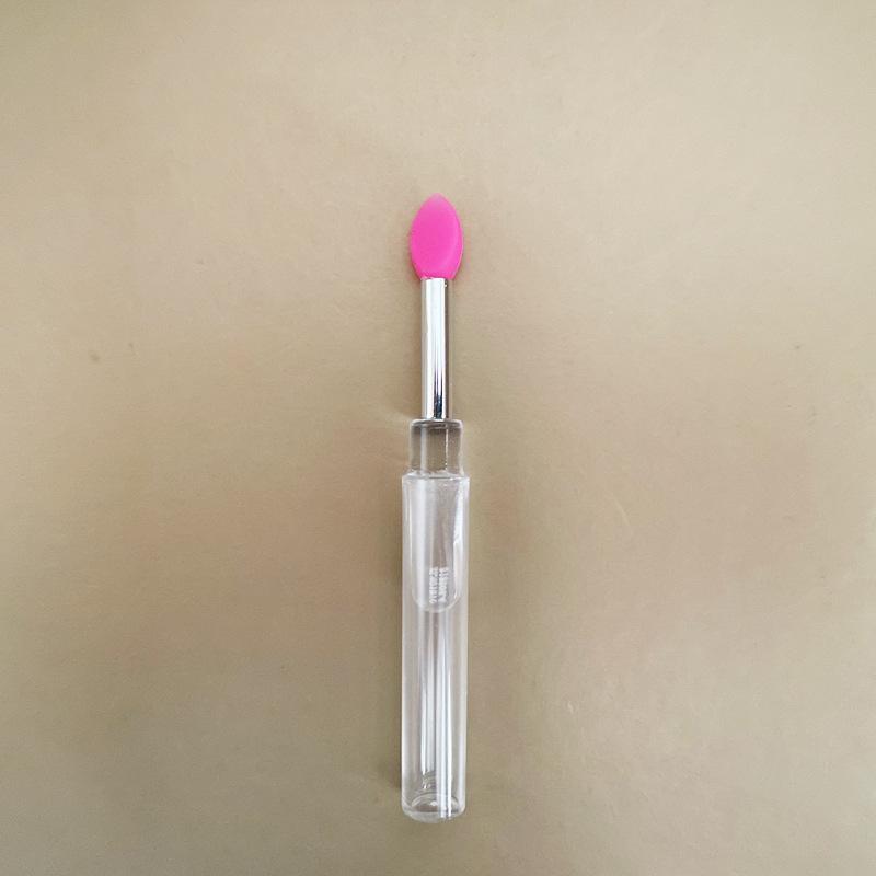 2014透明带盖短柄桃红