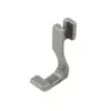 Pie Prensatelas para Cremallera Invisible de un Solo Lado T168, Material Totalmente de Acero Pie Prensatelas para Máquina de Coser Industrial para Máquinas de Coser Planas