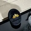 Anel de Coroa com Zircônia Gota de Água Estilo Corte Francês Novo Design de Lote Pequeno para Mulheres Exquisito Versátil Aberto Ajustável