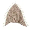 Primavera 2026 Novo Estilo Lenço de Cabeça com Franjas Tecido com Renda Floral Atmosfera Faixa de Cabelo Acessório de Cabelo