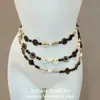 Collar de Botones de Madera Estilo Bohemio Multicapa Diseño de Nicho Estilo Étnico Elegante Versátil Moda