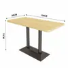 Sofá Minimalista Moderno Booth Restaurante de Té Tienda de Té de Leche Mesa y Sillas de Comedor Juego de Comedor Booth de Madera Maciza Booth Suave