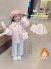 Abrigo de Terciopelo para Niñas Otoño e Invierno 2024 Nuevo Algodón para Niños Grueso Top Estilo Occidental Abrigo Acolchado de Algodón de Invierno para Bebés