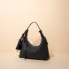 Bolso de Hombro de Cuero de Vaca de Primera Capa Personalizado de Fábrica Togo para Mujer, Bolso Cruzado de Gran Capacidad, Bolso de Mano Simple y Elegante con Forma de Empanadilla para Mujer