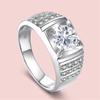 Anillo de tres filas de diamantes agresivo y distinguido 2 quilates tesoro de tienda de ciudad vendiendo gloria para anillo de diamantes de boda
