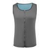 Ropa deportiva de entrenamiento para hombre de Amazon, tallas grandes europeas y americanas, corsé transfronterizo, chaleco con cremallera que contrae el abdomen, ropa moldeadora corporal.