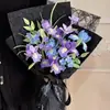 520 Regalo de San Valentín Ramo de Varillas Retorcidas Material DIY Tejido a Mano Rosa Girasol para Mejor Amigo y Novia