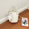Bolso versátil de primavera y verano para mujer 2026 nueva moda bolso cubo desgastado de moda bolso cruzado texturizado elegante