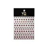 Pegatinas para Uñas con Patrón de Hormiga Pegatinas de Flores Rojas Pequeñas en Relieve Decoraciones Lindas Versátiles para Uñas de Año Nuevo Venta al por Mayor Yt7985