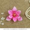 Cabeza de Flor de Magnolia Pequeña Simulada, Guirnalda de Novia, Ramillete, Flor de Muñeca, Flor para Plato de Catering, Cadena de Flores de Orquídea