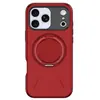 Funda para Teléfono Móvil Apple 18Promax Aplicable Transfronteriza con Soporte Giratorio y Succión Magnética Funda Protectora Anticaídas Iphone17Pm